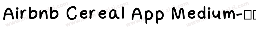 Airbnb Cereal App Medium字体转换